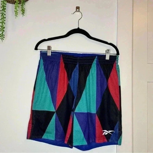 Reebok Classics Bb City League Mens Mesh Shorts- Reversible size M - Picture 1 of 6